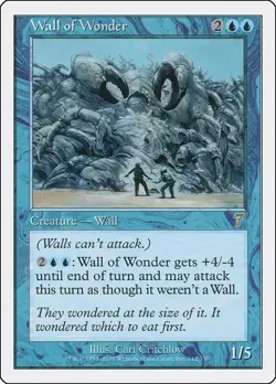1x Wall of Wonder - 7th Edition - NM - French - MTG Wall Deck - Image 3