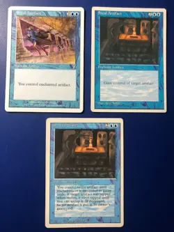 3x Steal Artifact, 1x Revised, 4th, & 7th Edition Magic Cards, FREE SHIPPING - Image 1