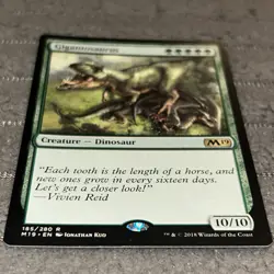 x1 Gigantosaurus Regular Non Foil MTG Magic 2019 Core Set Rare Mint/Near Mint - Image 3