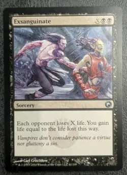 Exsanguinate [Scars of Mirrodin] MTG Magic (61/249) Black LP - Image 1