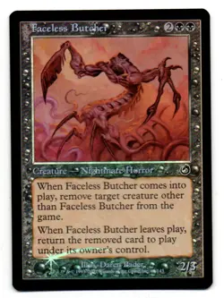 MTG Faceless Butcher X1 Torment edition Foil common - Image 1