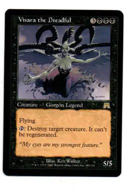 MTG Visara the Dreadful X1 Onslaught edition rare - Image 1