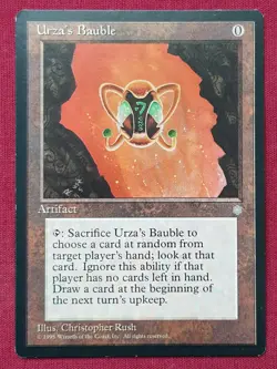 Magic The Gathering ICE AGE URZA'S BAUBLE artifact card MTG - Image 1