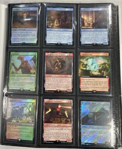 Magic The Gathering Mixed Universes Beyond Rare Binder Lot Over 150 NM - Image 1