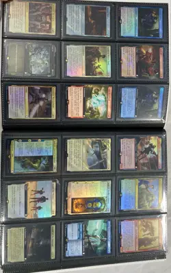 Magic The Gathering Mixed Universes Beyond Rare Binder Lot Over 150 NM - Image 2