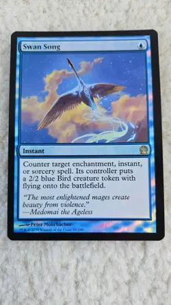 Swan Song - Theros (THS) 065 FOIL LP ? MTG Commander Staple - Image 1