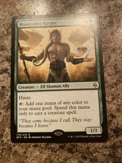 Beastcaller Savant Battle for Zendikar Regular - Image 1