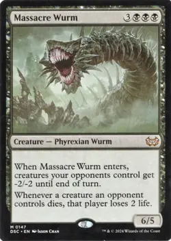 Massacre Wurm - 147 - NM - Commander: Duskmourn - MTG - Image 1