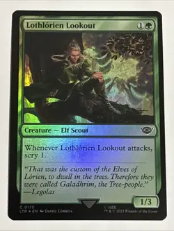 MTG Lord of the Rings Lothlorien Lookout Foil 0175 NM - Image 1