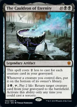 The Cauldron of Eternity x1 1x FOIL Throne of Eldraine NM MTG - Image 1