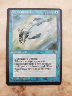Magic: the Gathering MtG Mystic Remora Ice Age LP Vintage PLS READ - Image 1