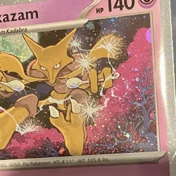 Alakazam 082/167 *SWIRL* Twilight Masquerade Sealed Cosmos Holo Promo Pokemon NM - Image 5