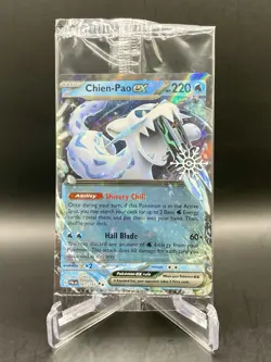 Chien-Pao ex 061/193 Snowflake Stamp Crimped Edge Error Cut Sealed Promo Pokemon - Image 1