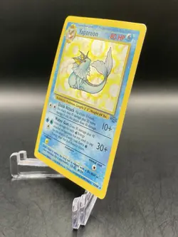 Vaporeon 12/64 Jungle Unlimited (1999) Holo Rare Vintage WOTC Pokemon TCG MP - Image 2