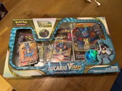 Pokemon TCG Lucario VSTAR Premium Collection Box - Factory Sealed 820650851247 - Image 1