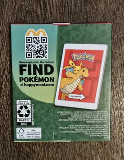 UNOPENED!! 2025 McDonald's Happy Meal Pokemon Pack; #4 Charizard; Factory Sealed - Image 2