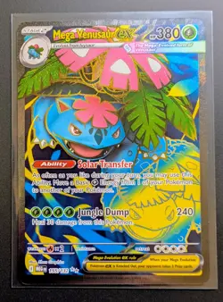 Pokemon TCG Mega Evolution Mega Venusaur EX 155/132 Ultra Rare NM Condition - Image 1