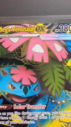 Pokemon TCG Mega Evolution Mega Venusaur EX 155/132 Ultra Rare NM Condition - Image 2
