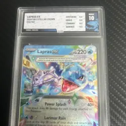 Pokemon TCG Lapras EX 032/142 Scarlet Violet Stellar Crown Graded 10 TFG - Image 2