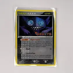 Sableye 23/107 2005 EX Deoxys Pokemon TCG Reverse Holo Rare Stamped - Image 2