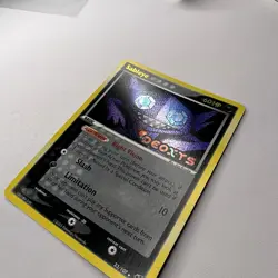 Sableye 23/107 2005 EX Deoxys Pokemon TCG Reverse Holo Rare Stamped - Image 4