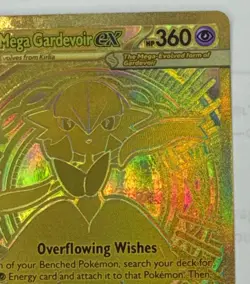 Pokemon Mega Gardevoir EX # 187/132 Mega Evolution Gold Pack Fresh Full Art Rare - Image 3