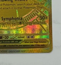 Pokemon Mega Gardevoir EX # 187/132 Mega Evolution Gold Pack Fresh Full Art Rare - Image 4