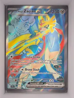 Pokemon TCG Hop's Zacian ex 176/159 Journey Together Full Art Holo Near Mint - Image 1