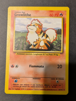 Pokemon TCG - Growlithe 28/102 Base Set - Italian NM - Image 1