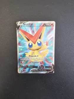 Carte Pokemon Victini V 144/163 EB05 Styles de Combat Francaise NEUF - Image 1