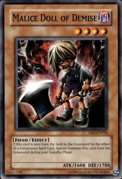 Malice Doll Of Demise - DR3-EN018 - NM - YuGiOh - Image 1