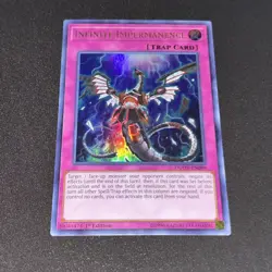 Yu-Gi-Oh! Infinite Impermanence Ultra Rare DUOV-EN099 1st Edition Near Mint - Image 1