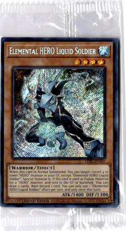 Elemental HERO Liquid Soldier Secret Rare Legendary Duelists: Season 3 - Image 1