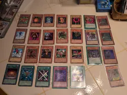 1996 Yu-Gi-Oh! Cards 26 Mixed Lot See Photos - Image 1