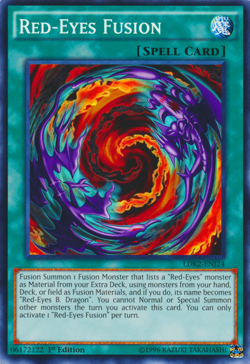 Red-Eyes Fusion - LDK2-ENJ24 - 1st Ed Common NM - Yugioh - Image 1