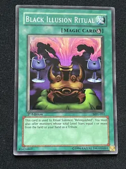 Yu-Gi-Oh! TCG Black Illusion Ritual Magic Ruler MRL-051 1st Edition Super [NM] - Image 1