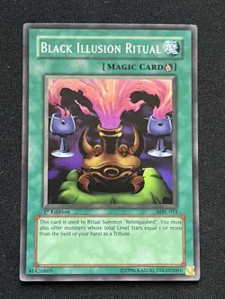 Yu-Gi-Oh! TCG Black Illusion Ritual Magic Ruler MRL-051 1st Edition Super [NM] - Image 2