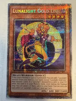 YUGIOH- Lunalight Gold Leo - DUAD-EN005 - Starlight Rare - 1st Edition - Image 1