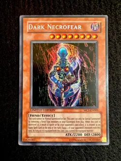 ?? YUGIOH • DARK NECROFEAR • SECRET RARE • MC1-EN005 • LIMITED EDITION • NM ?? - Image 1