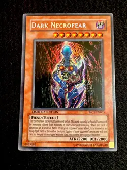 ?? YUGIOH • DARK NECROFEAR • SECRET RARE • MC1-EN005 • LIMITED EDITION • NM ?? - Image 2