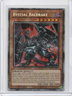 BYSTIAL BALDRAKE YUGIOH NON-PLAYED STARLIGHT RARE MP25-EN045 - Image 1