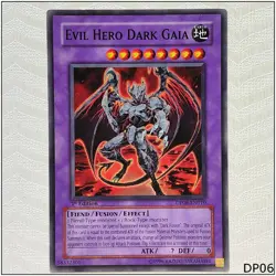 Evil Hero Dark Gaia - DP06-EN010 - Common 1st Edition Yugioh - Image 1