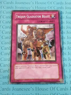 Trojan Gladiator Beast CRMS-EN078 Common Yu-Gi-Oh Card New (U) - Image 2