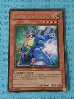 Hyper Synchron CRMS-EN003 Silver Rare Yu-Gi-Oh Card (U) New - Image 1