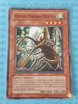 Cross-Sword Beetle CRMS-EN035 Common Yu-Gi-Oh Card 1st Edition - Image 1