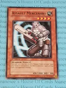 Assault Mercenary CRMS-EN023 Common Yu-Gi-Oh Card 1st Edition - Image 1