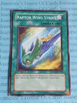Raptor Wing Strike CRMS-EN048 Common Yu-Gi-Oh Card New 1st Edition - Image 1