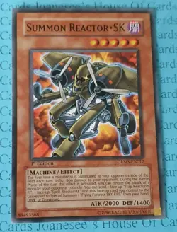 Summon Reactor・SK CRMS-EN012 Common Yu-Gi-Oh Card 1st Edition - Image 1
