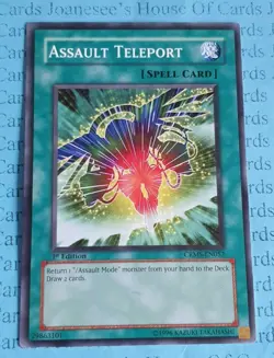 Assault Teleport CRMS-EN052 Common Yu-Gi-Oh Card New 1st Edition - Image 1
