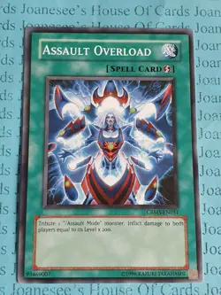 Assault Overload CRMS-EN051 Common Yu-Gi-Oh Card New (U) - Image 1